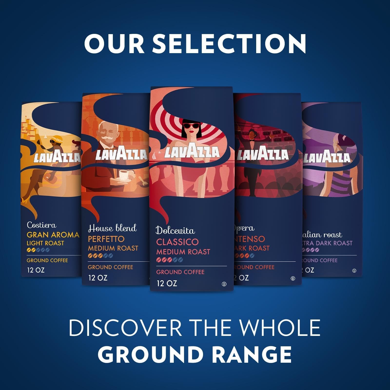 Medium Roast Ground Coffee, 12oz Bag, Rich Flavor, Ideal for Drip Brewing