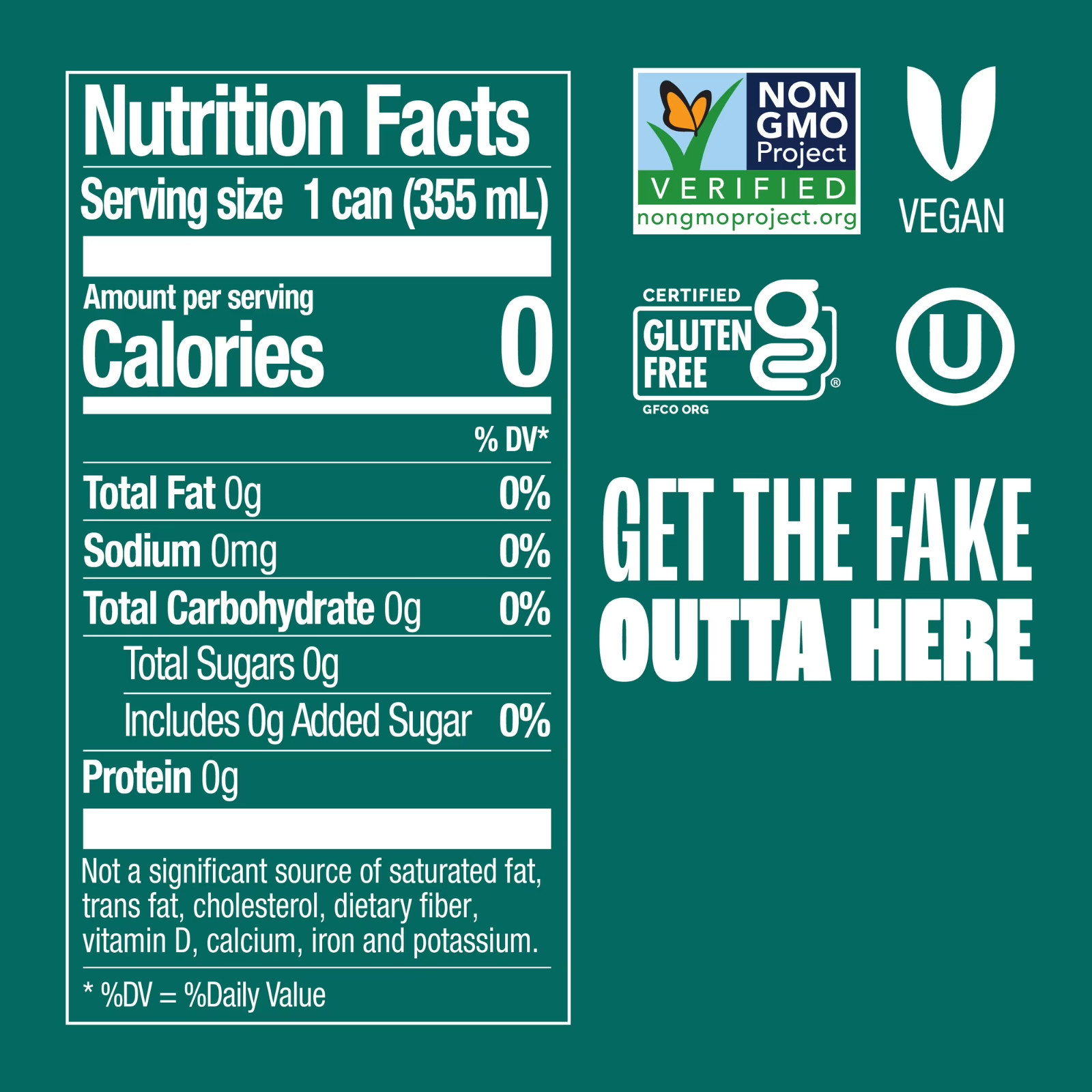 Zevia Zero Sugar, Caffeine-Free Fruity Variety Soda, 12 fl oz, 8 Pack Cans