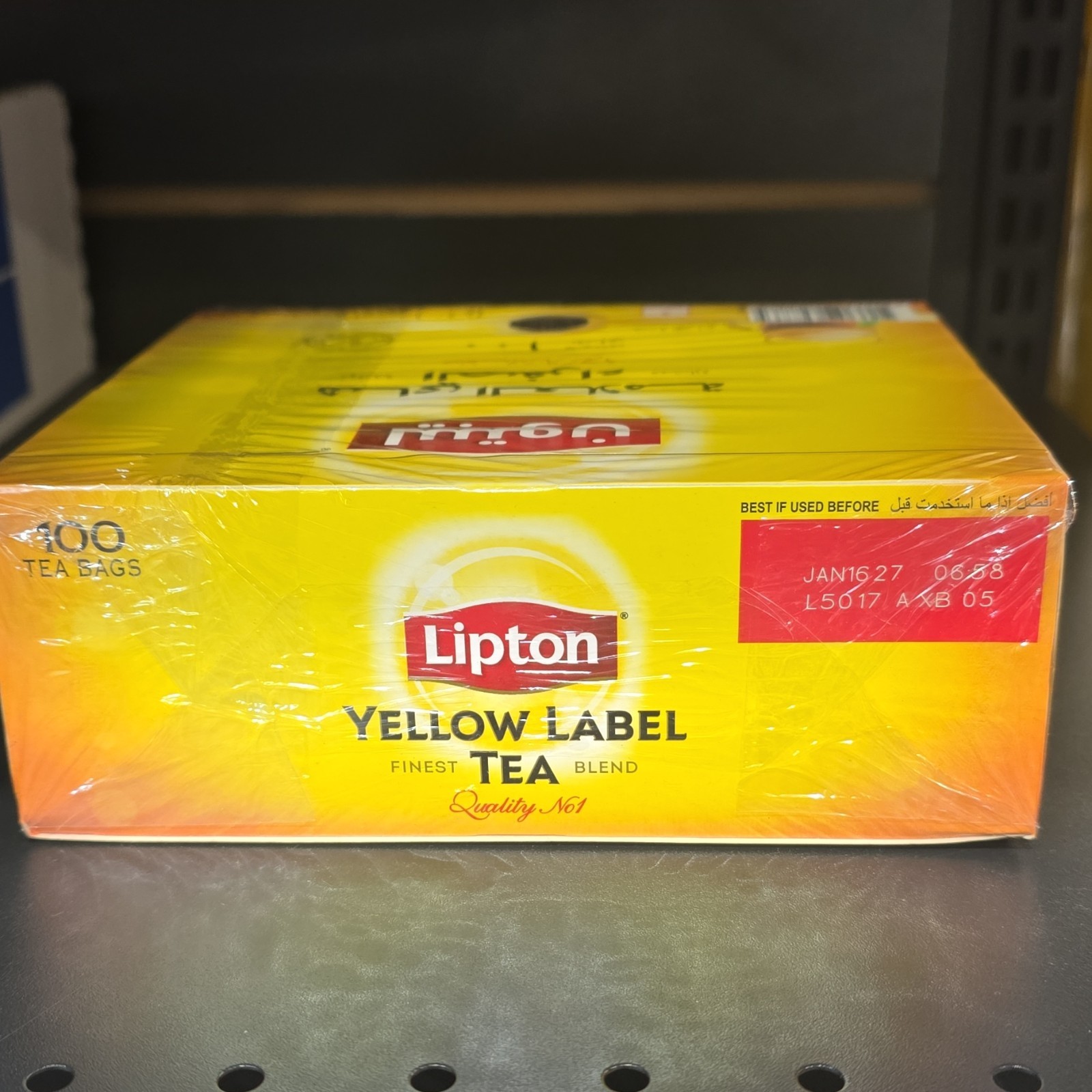 Lipton Yellow Label Black Tea & Infusion Bagged Tea Bags 100 Pack 200 g 0 Cal