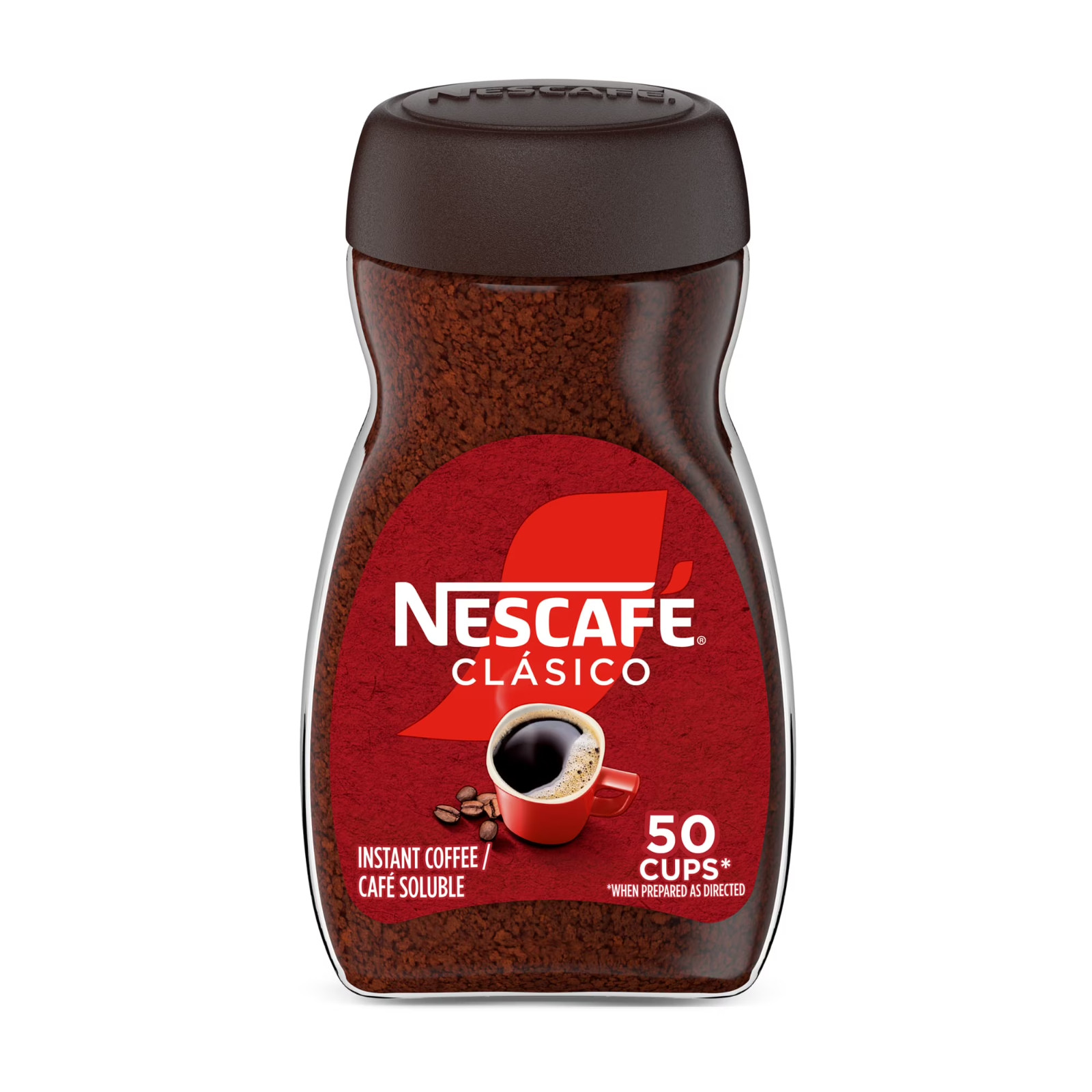 NESCAFÉ CLÁSICO Dark Roast Coffee, Instant Coffee, 3.5 oz, 1 Jar