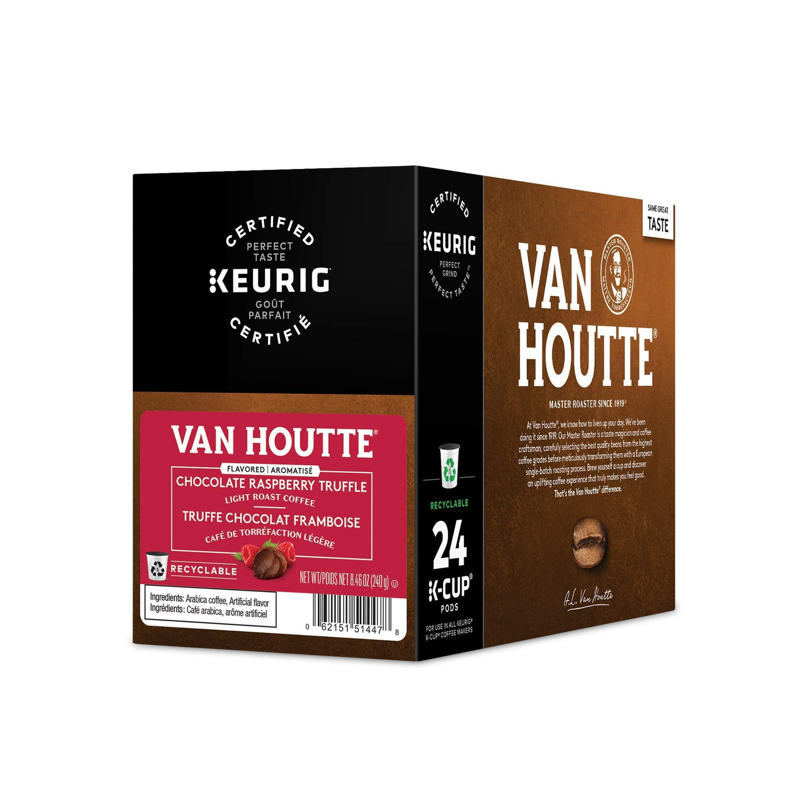 Raspberry Chocolate Truffle Coffee 1 Count (Pack of 24)