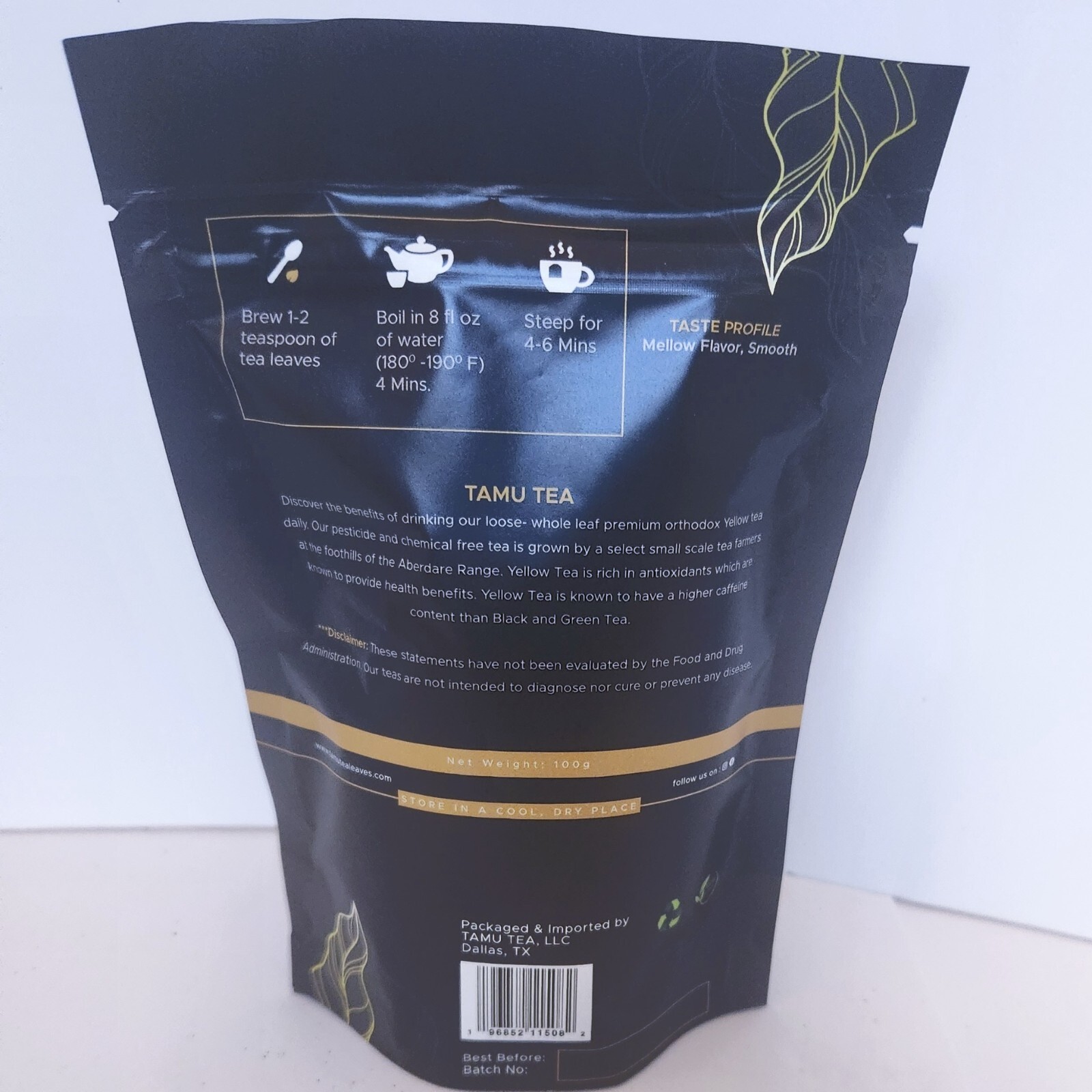 JANO TEA – 100% Natural Premium Orthodox Yellow Tea