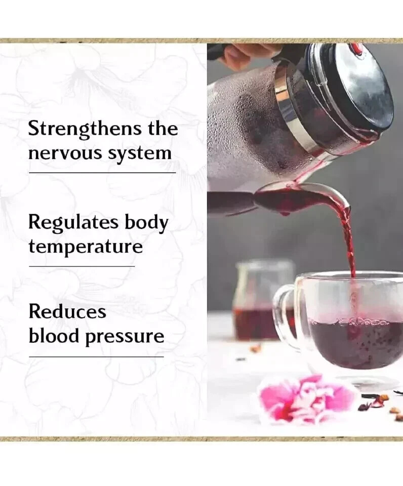 2.6 Oz Premium Dried Hibiscus Flowers, Flor De Jamaica, Hibiscus Flower Tea