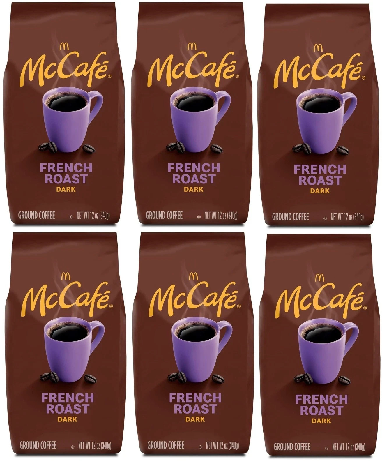 McCafe French Roast Dark Roast Ground Coffee 6 Bags