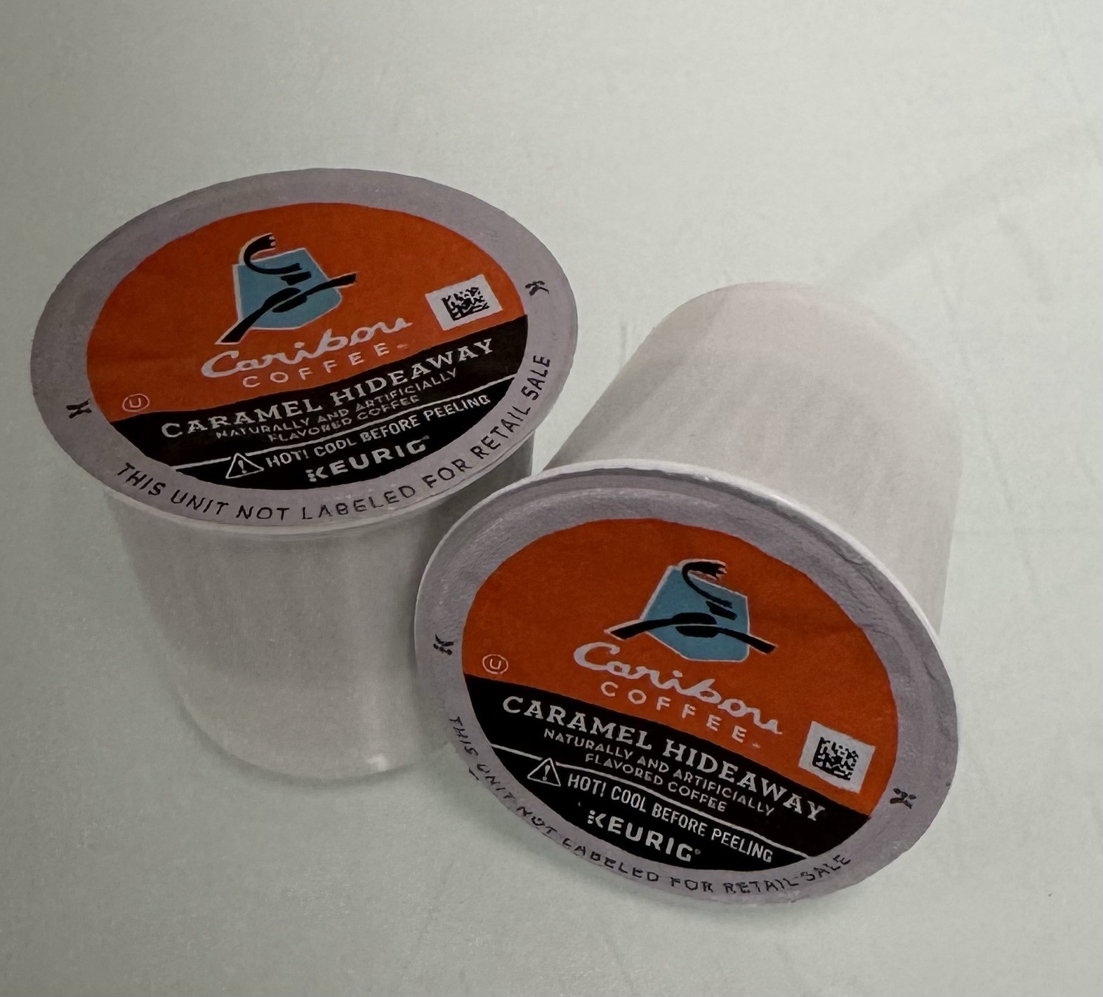Caribou Coffee Carmel Hideaway K-cups. 96 Pods. Bulk