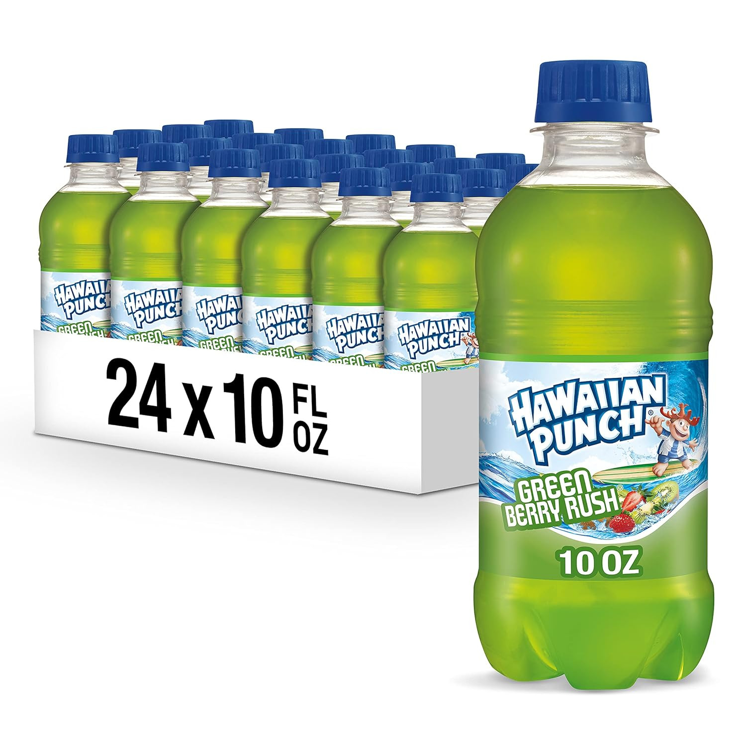 Hawaiian Fruit Juice Drink, 10oz Bottles, 24 Count, Ready-to-Drink, Vitamin C