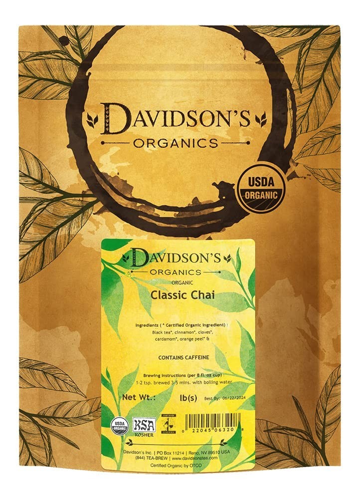Organic Classic Chai Tea 16-Ounce Bag – Rich Spices & Assam Black