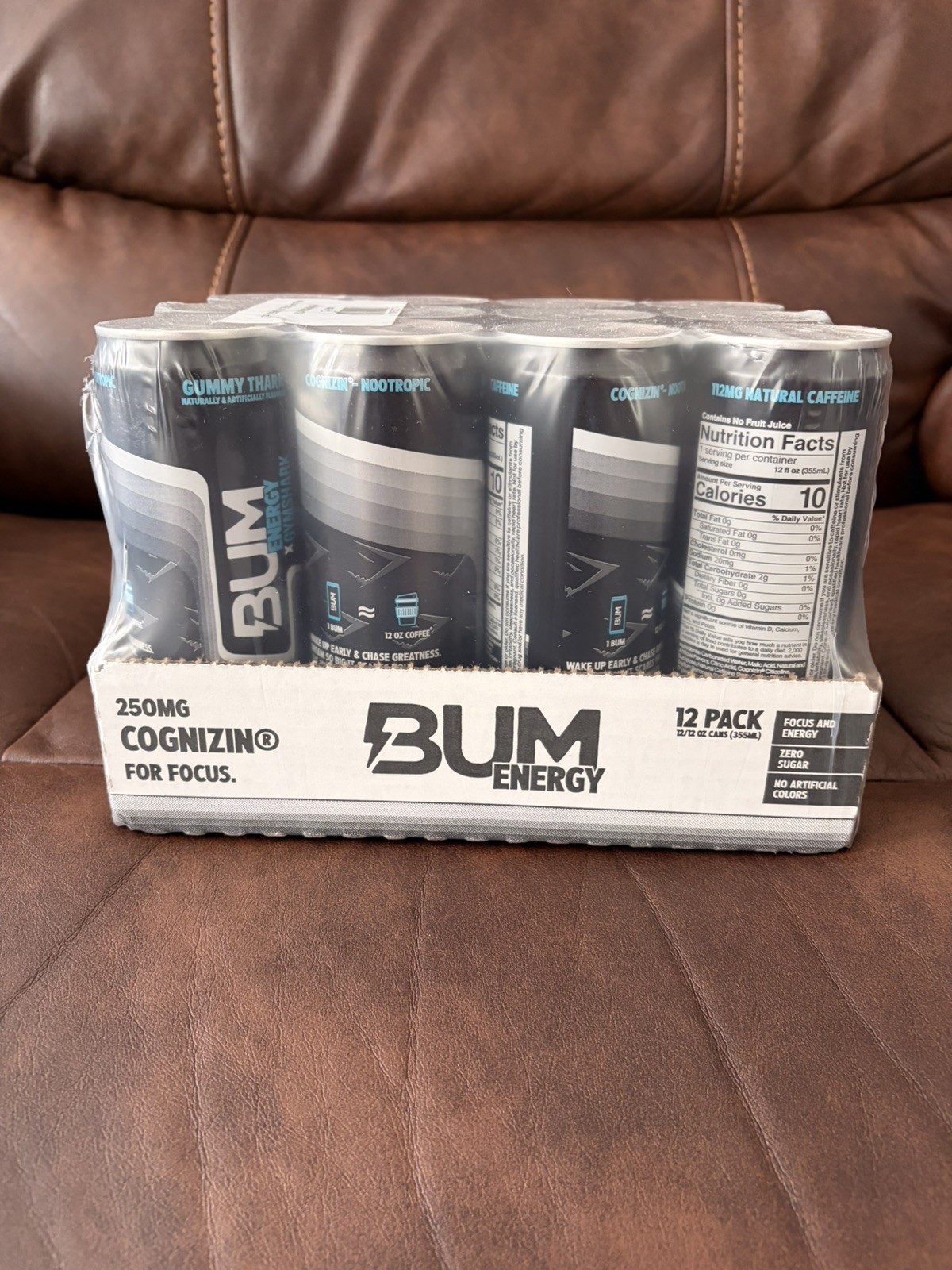 Bum Energy Gummy TharK *Limited Edition* Collab 355 mL (12 fl oz) 12 Pack