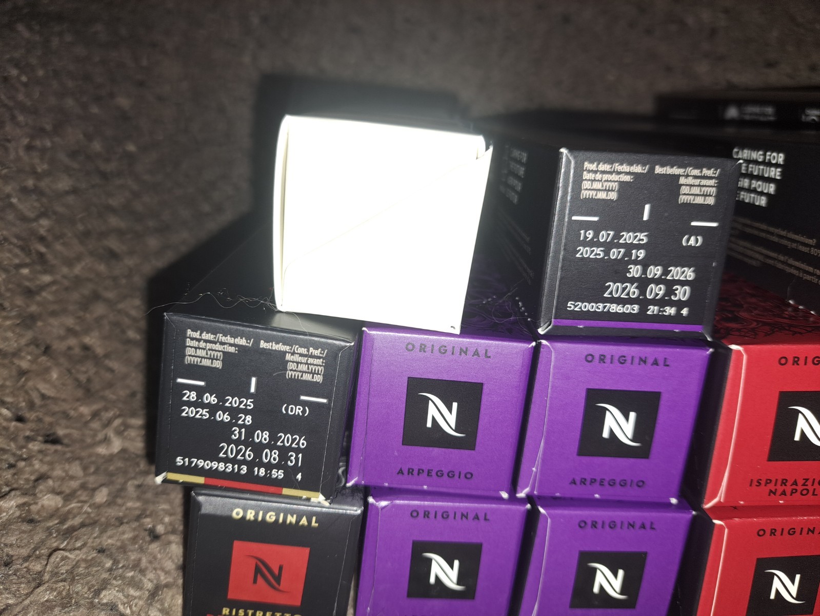 177 Pods NESPRESSO ORIGINAL LINE-Napoli-Arpeggio-Roma-Ristretto Decaf-Taste Test