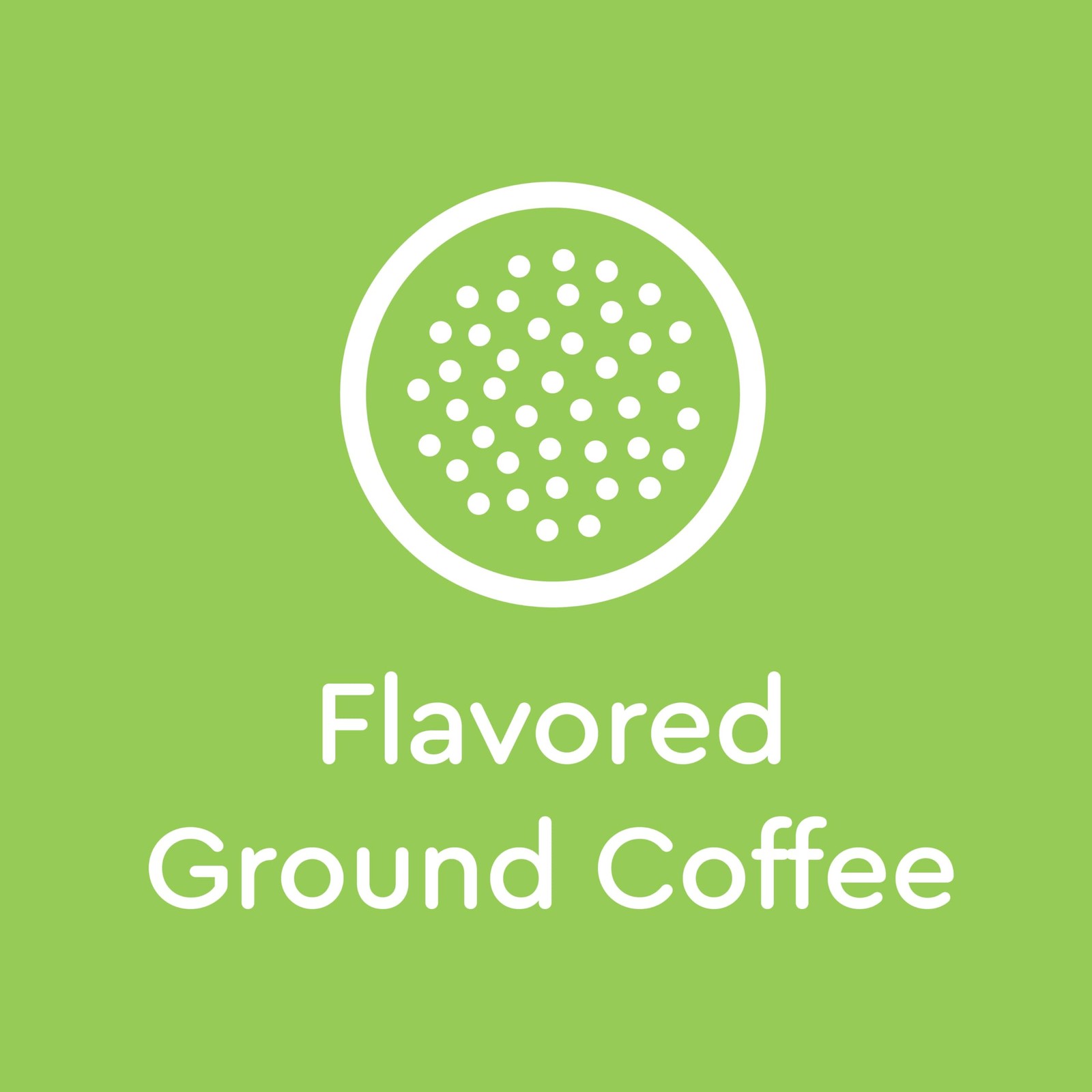 12oz Brown Sugar Bourbon Flavored Ground Coffee Medium Roast Arabica Beans