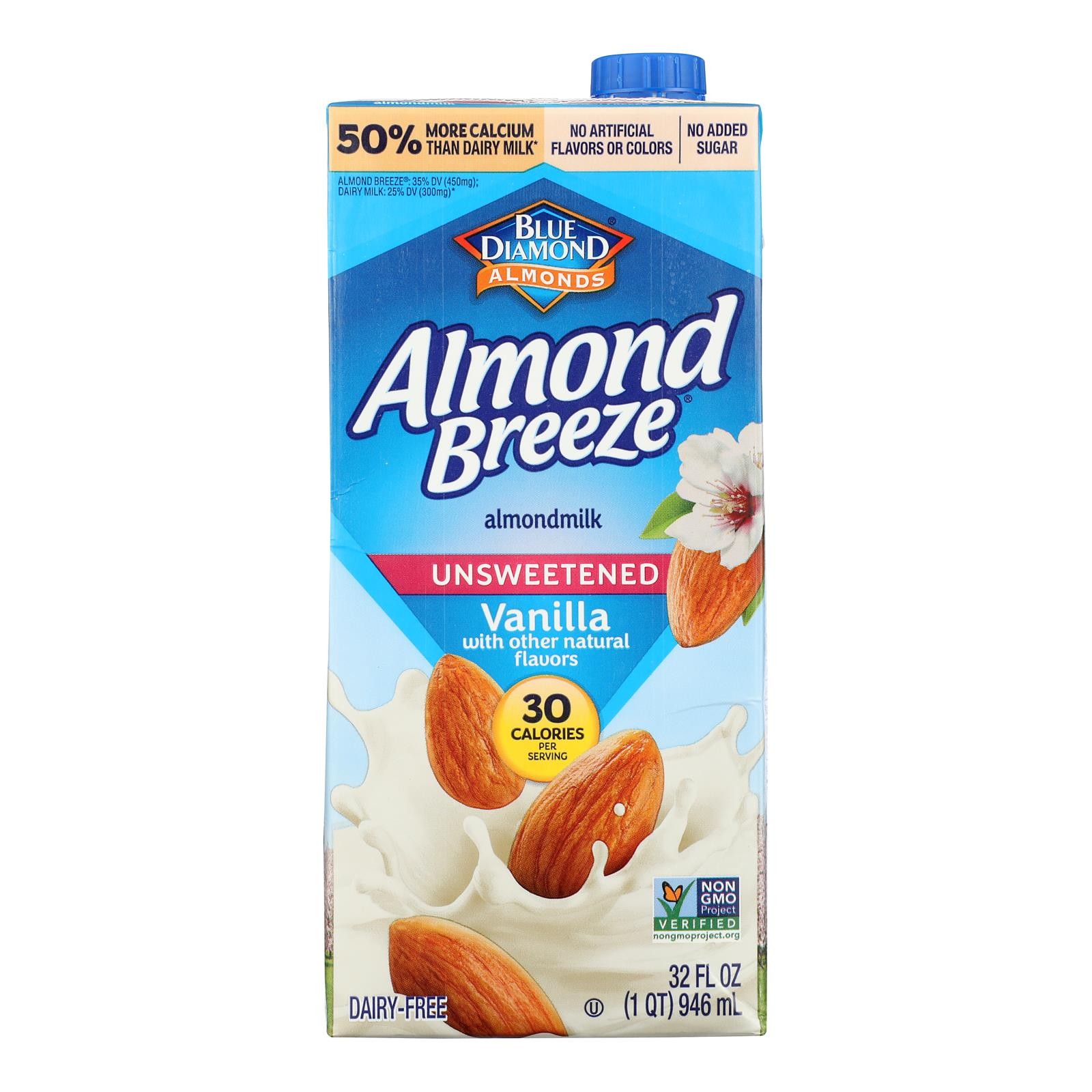 Almond Breeze Almond Milk Vanilla Unsweetened – 1 Each – 32 FZ