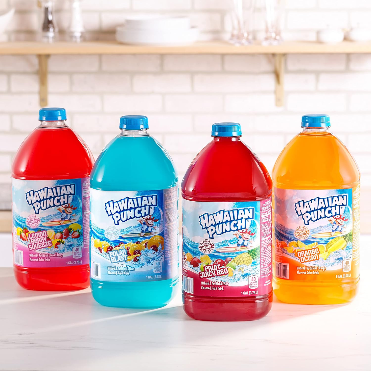 Hawaiian Fruit Juice Drink, 10oz Bottles, 24 Count, Ready-to-Drink, Vitamin C
