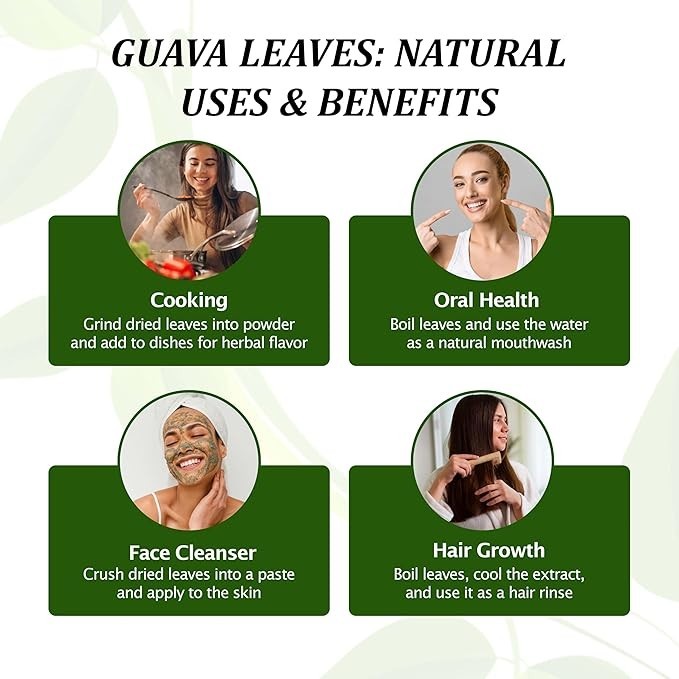 Te Hojas de Guayaba, Guava Leaves Organic, Dried Guava Leaf, Loose Tea, 5.2oz.