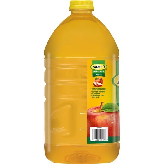 Mott’s 100% Juice Original Apple Juice, 1 Gal, Bottle