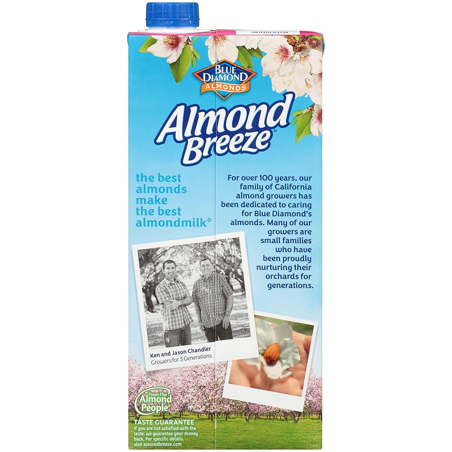 Dairy Free Unsweetened Almondmilk 32 Oz 6 Pack Original Almond Breeze