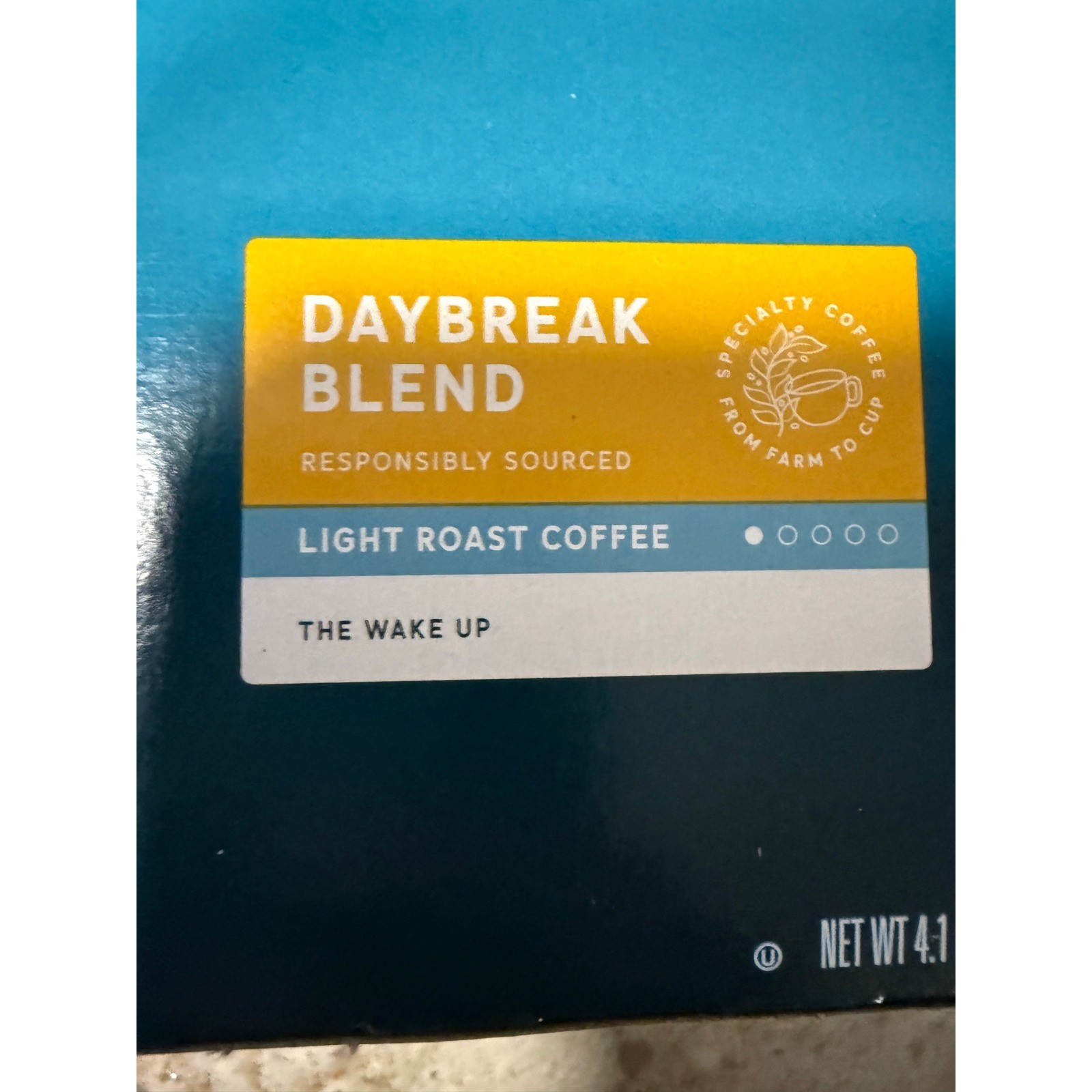 Caribou Coffee Daybreak Blend Light Roast K-Cup Pods 60 Count 6 Boxes of 10