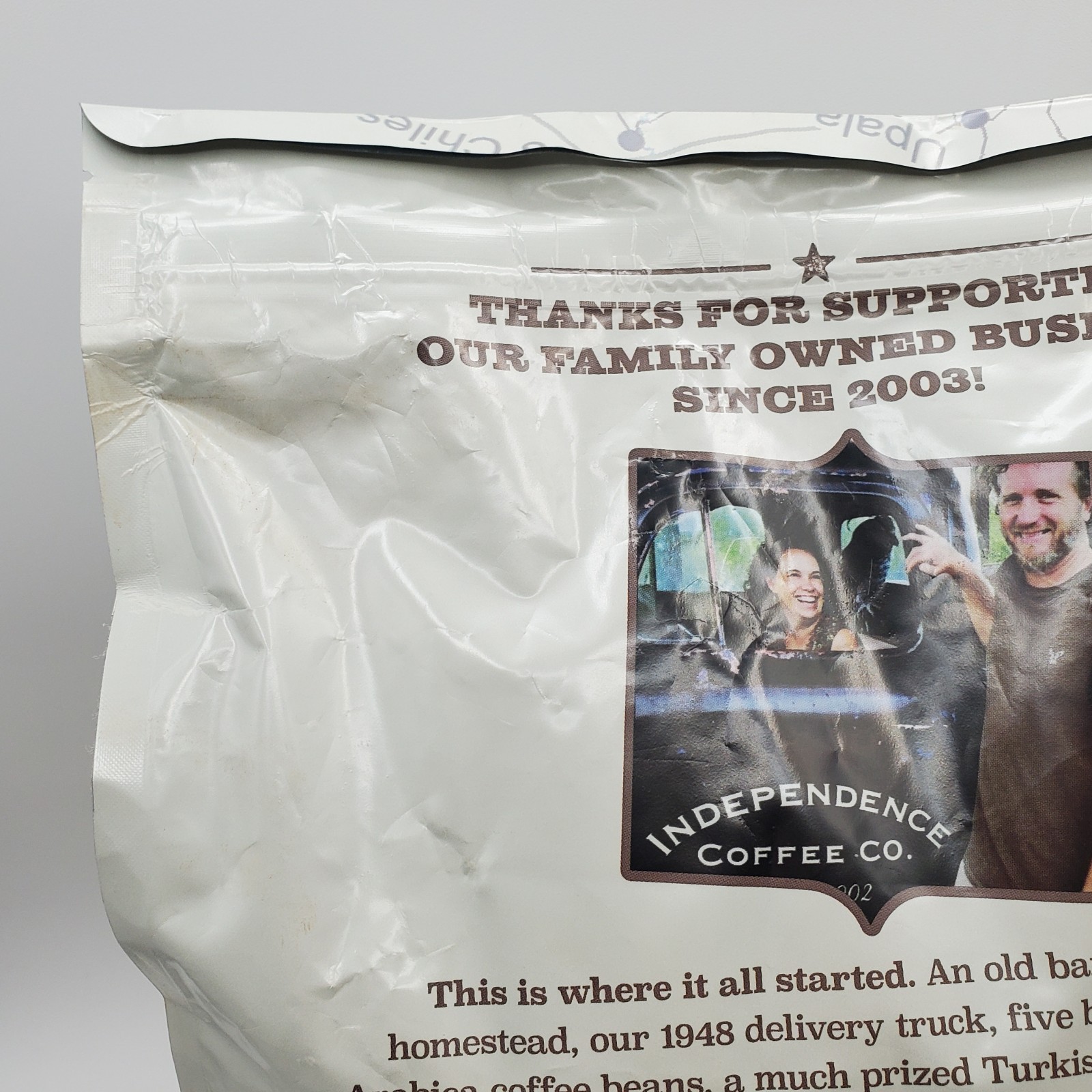 Independence Tex A De Olla Whole Bean Coffee 5lb Brown Sugar Cinnamon BB 5/26