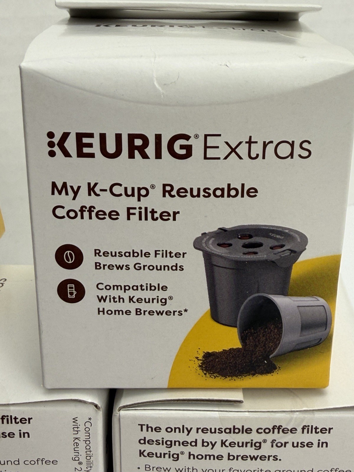 5 pk KEURIG -Extras My K-Cup Universal Reusable Filters Keurig Home Brewers New