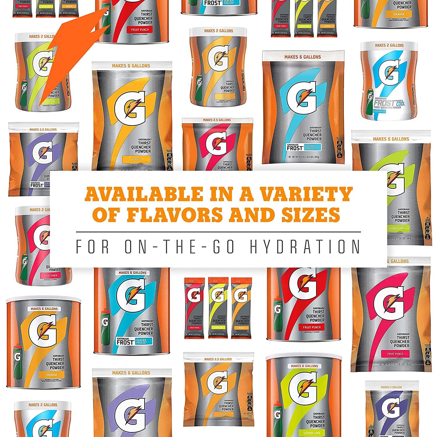Gatorade Thirst Quencher Powder Water Rehydrate 76.5oz Canister