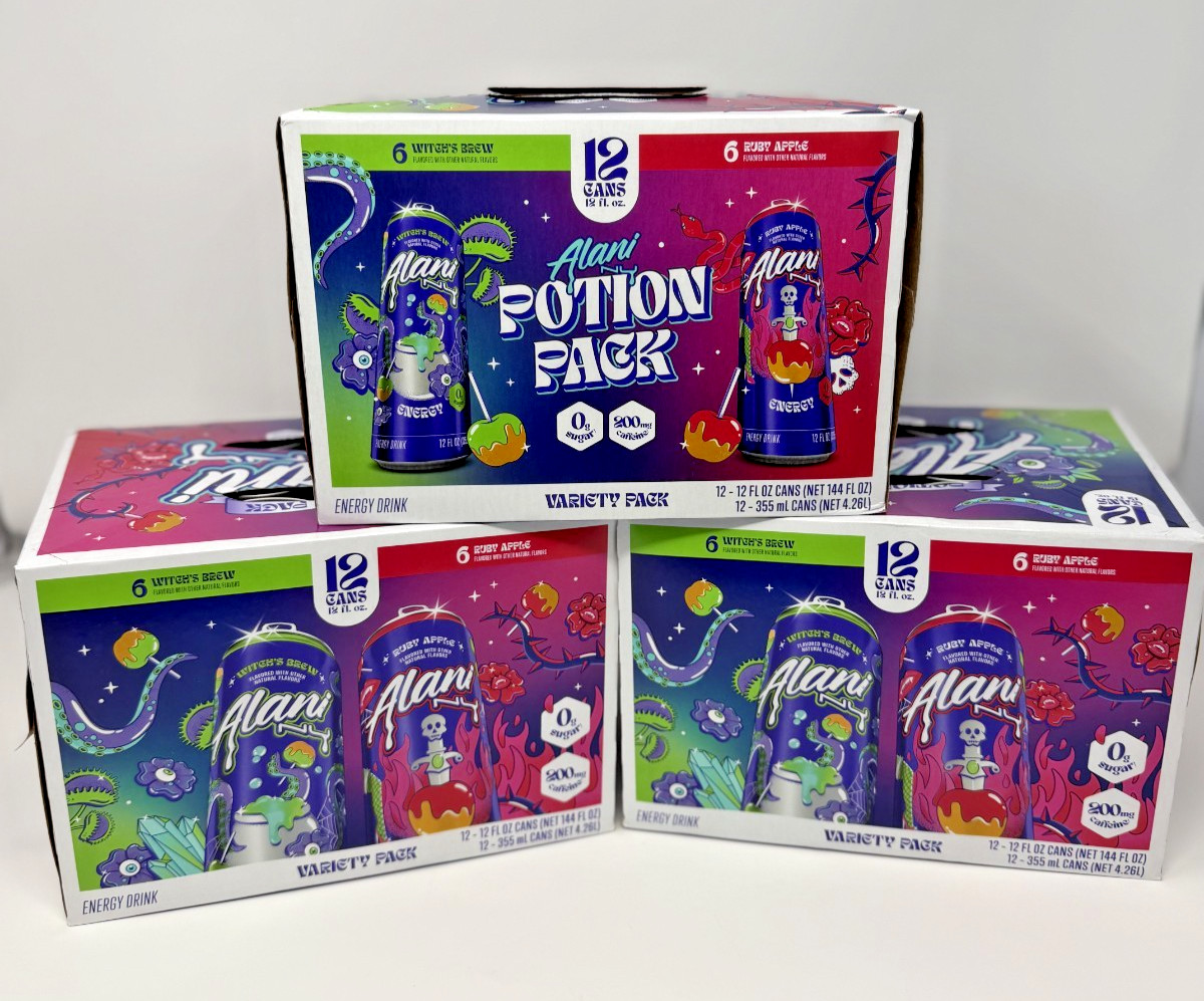 Alani Nu Potion Pack Witch’s Brew & Ruby Apple 12 fl oz 12 Pack New Rare Flavor