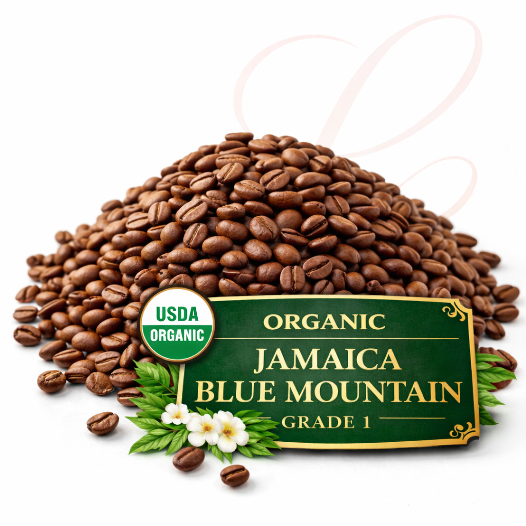 20 lbs of Certified ORGANIC Jamaica Blue Mountain Coffee ~ Customize Your Order!