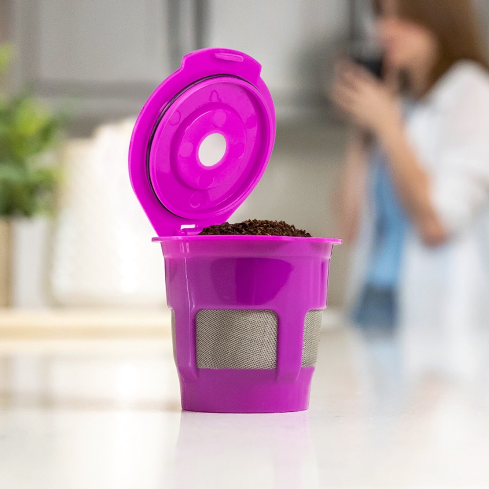 Cafe-Fill Value Pack by Perfect Pod 2 Reusable K-Cup Coffee Filter +Coffee Scoop