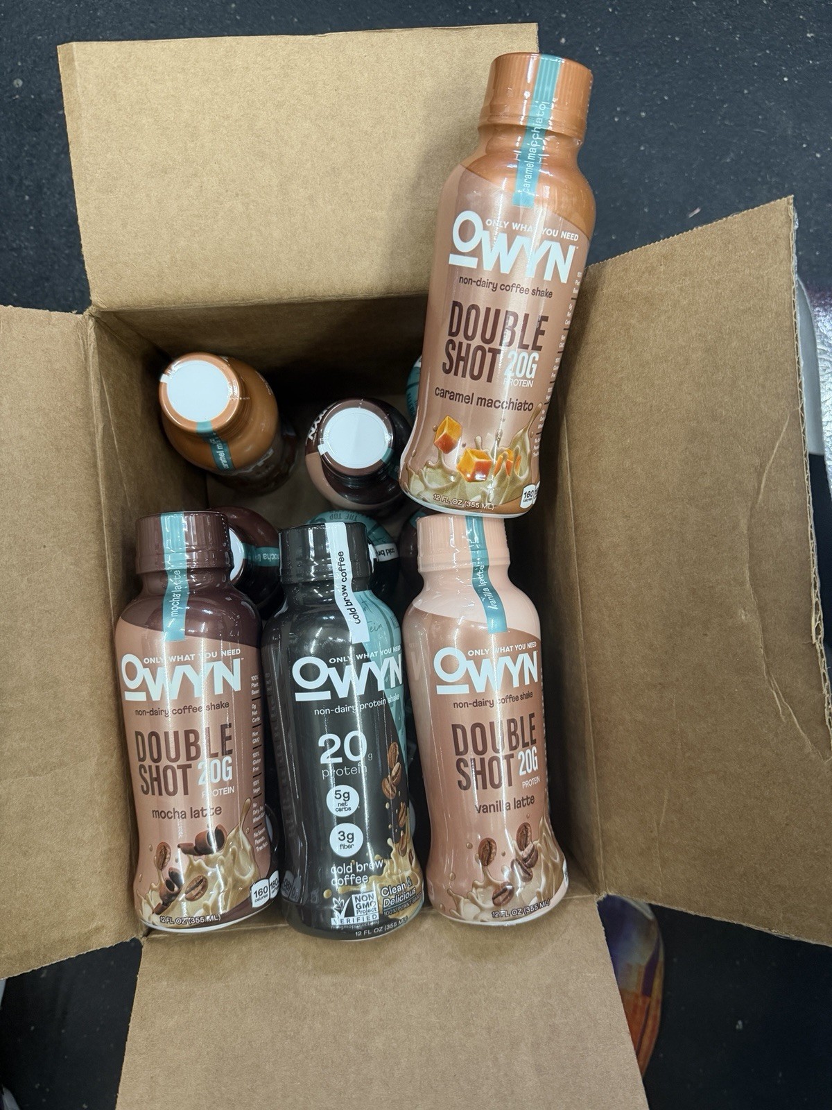 OWYN Coffee Shot Ready-to-Drink 12 fl oz (Pack of 12) Multi Pack Random Flavors