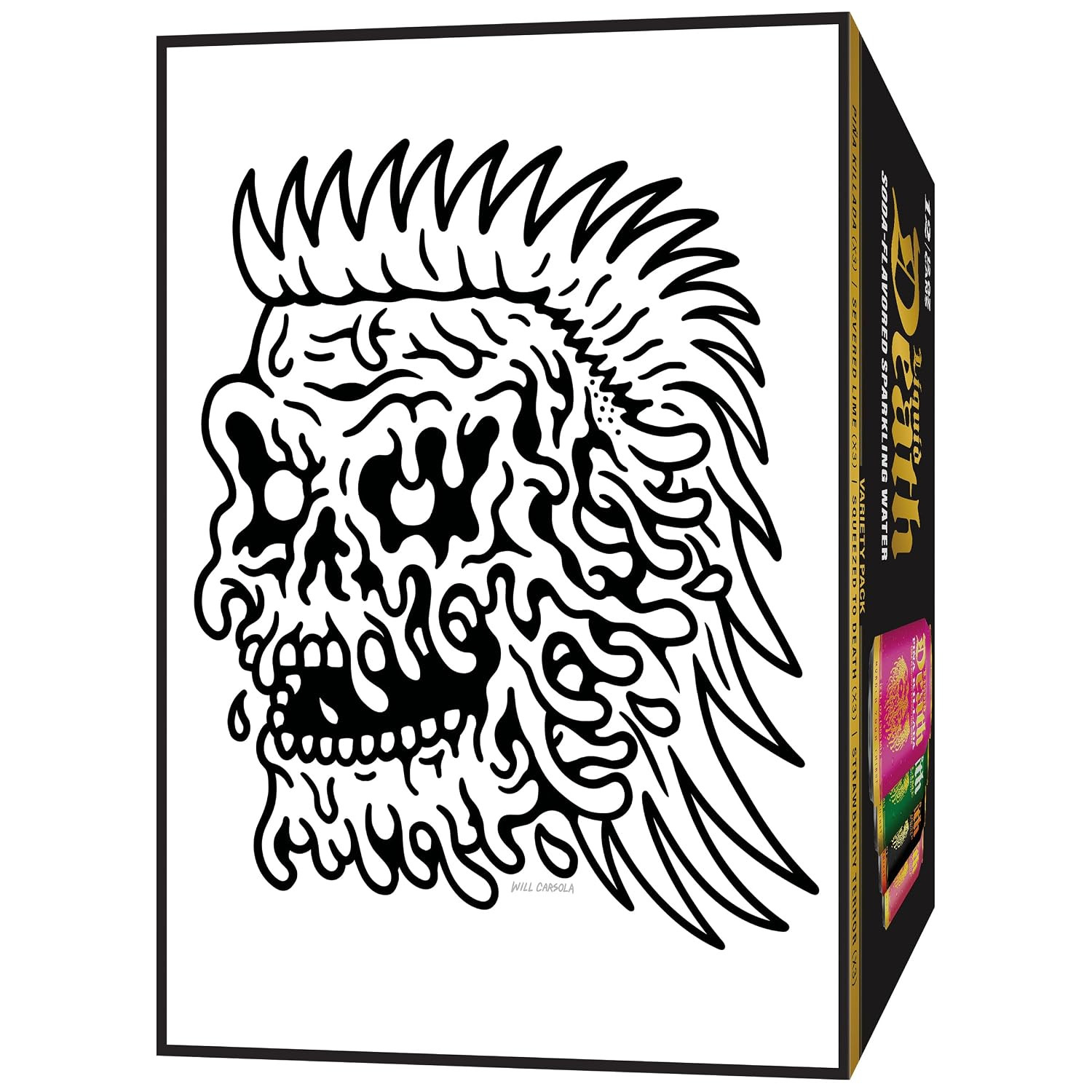 Liquid Death Soda-Flavored Sparkling Water – Modern Variety, Less Sugar*, Huge F