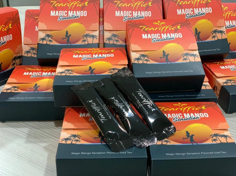 Teariffic Magic Mango Sensation Sexual Men Herb Energy Coffee 1 Box (12 Sachets)