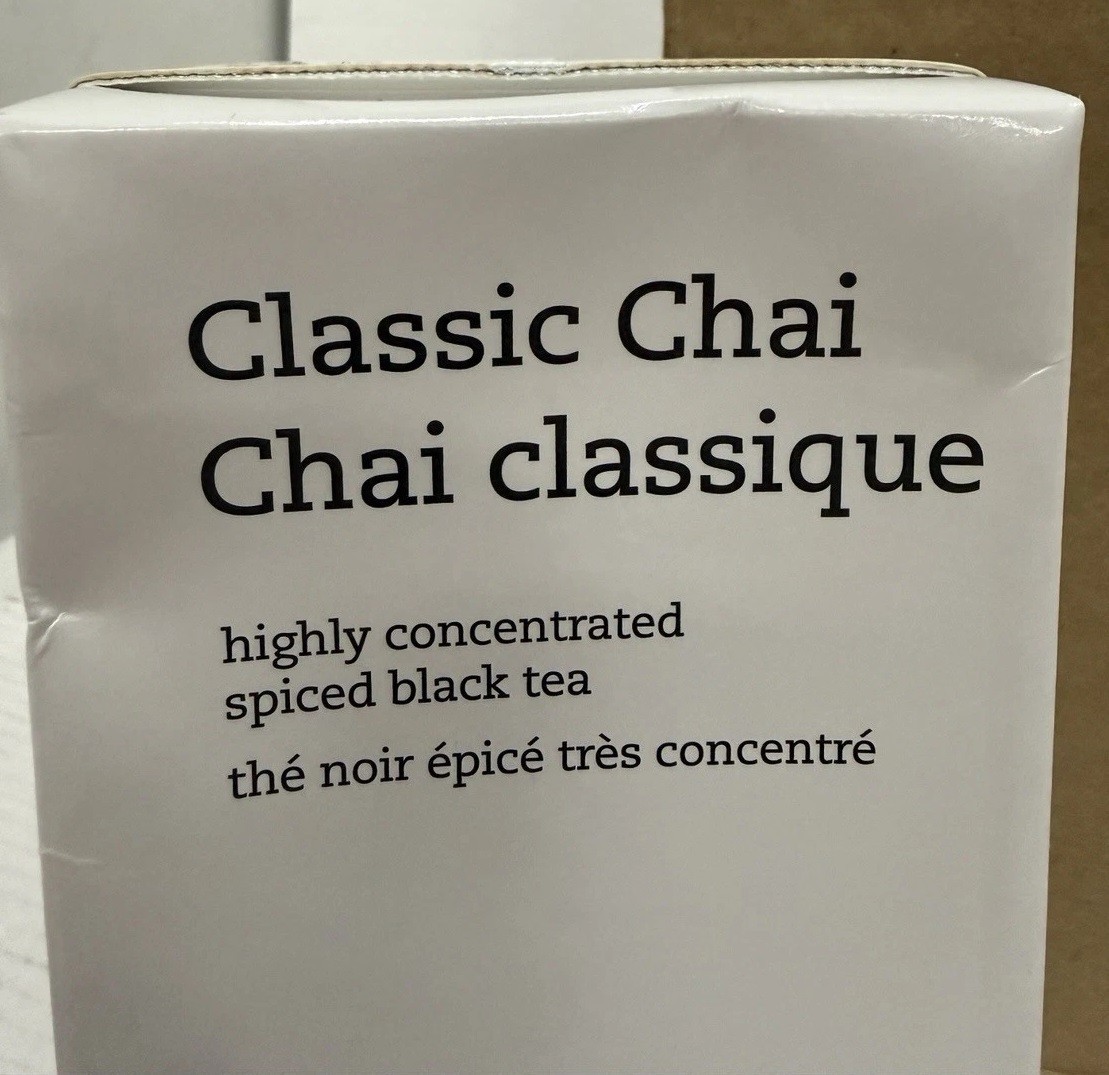 Classic Chai Spiced Black Tea Concentrate 12-Pack Quarts 32 oz each, Starbucks