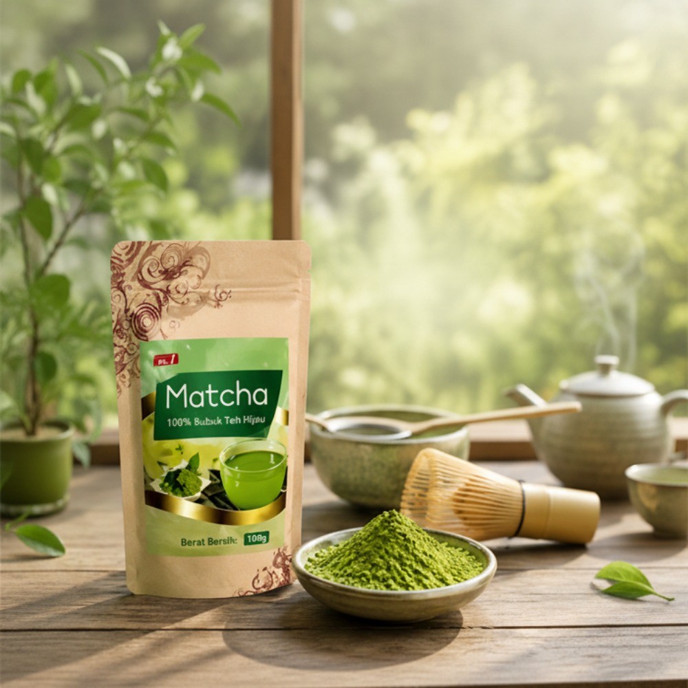 Organic Japanese Matcha Green Tea Powder Natural Energy Herbal Drink 100g