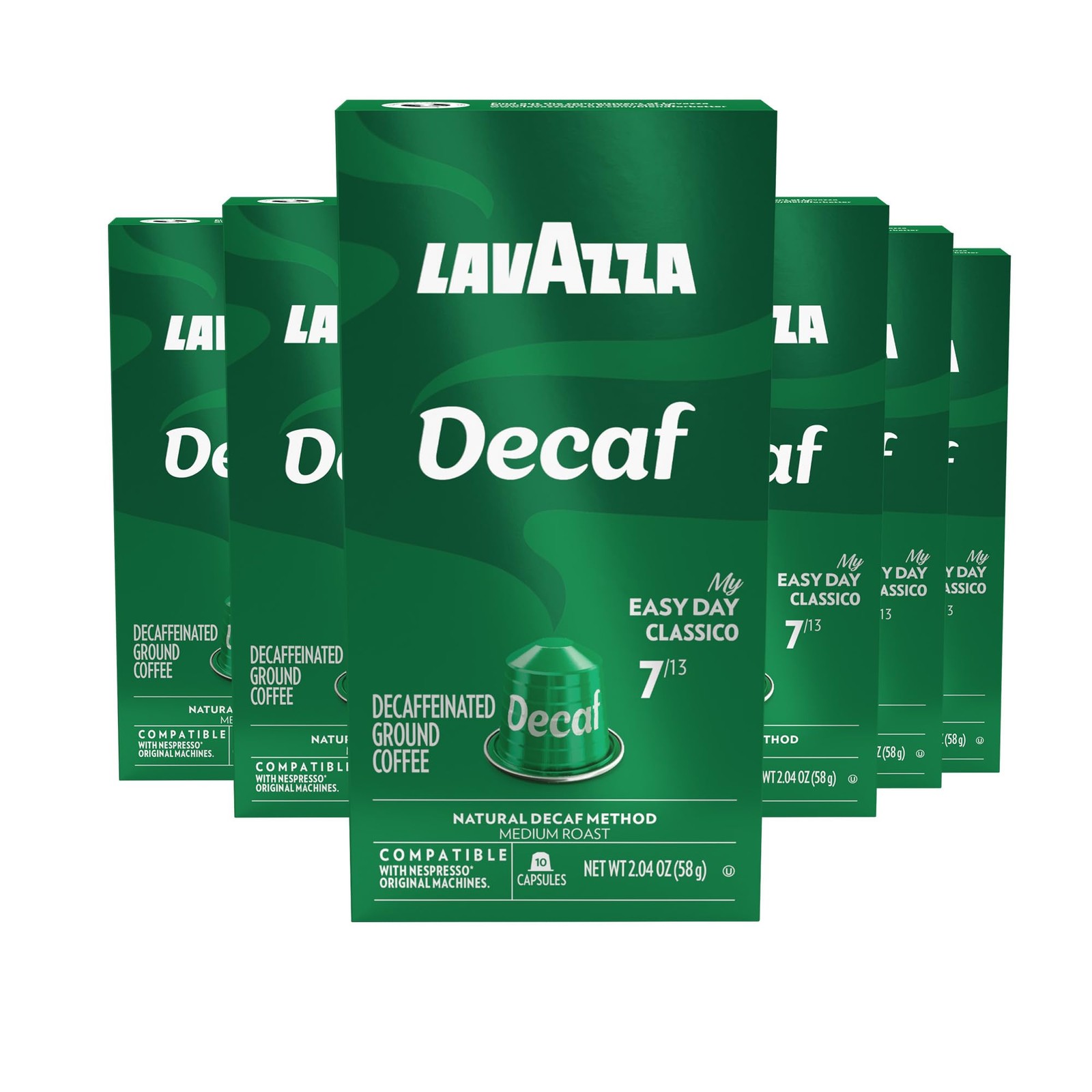 Espresso Maestro Decaf (DEK) Aluminum Capsules Compatible with Nespresso* Ori…