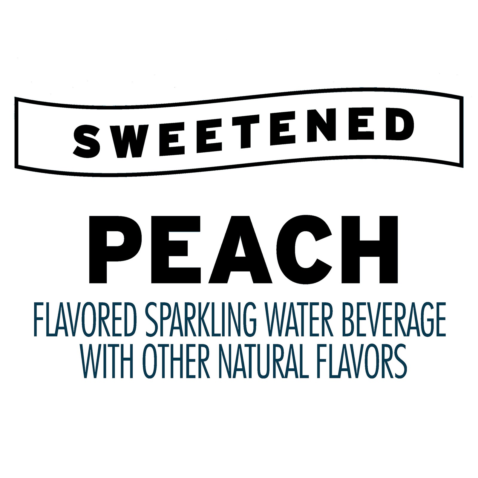 Clear American Golden Peach Water Sparkling Water, 12 Fl Oz, 12 Pack