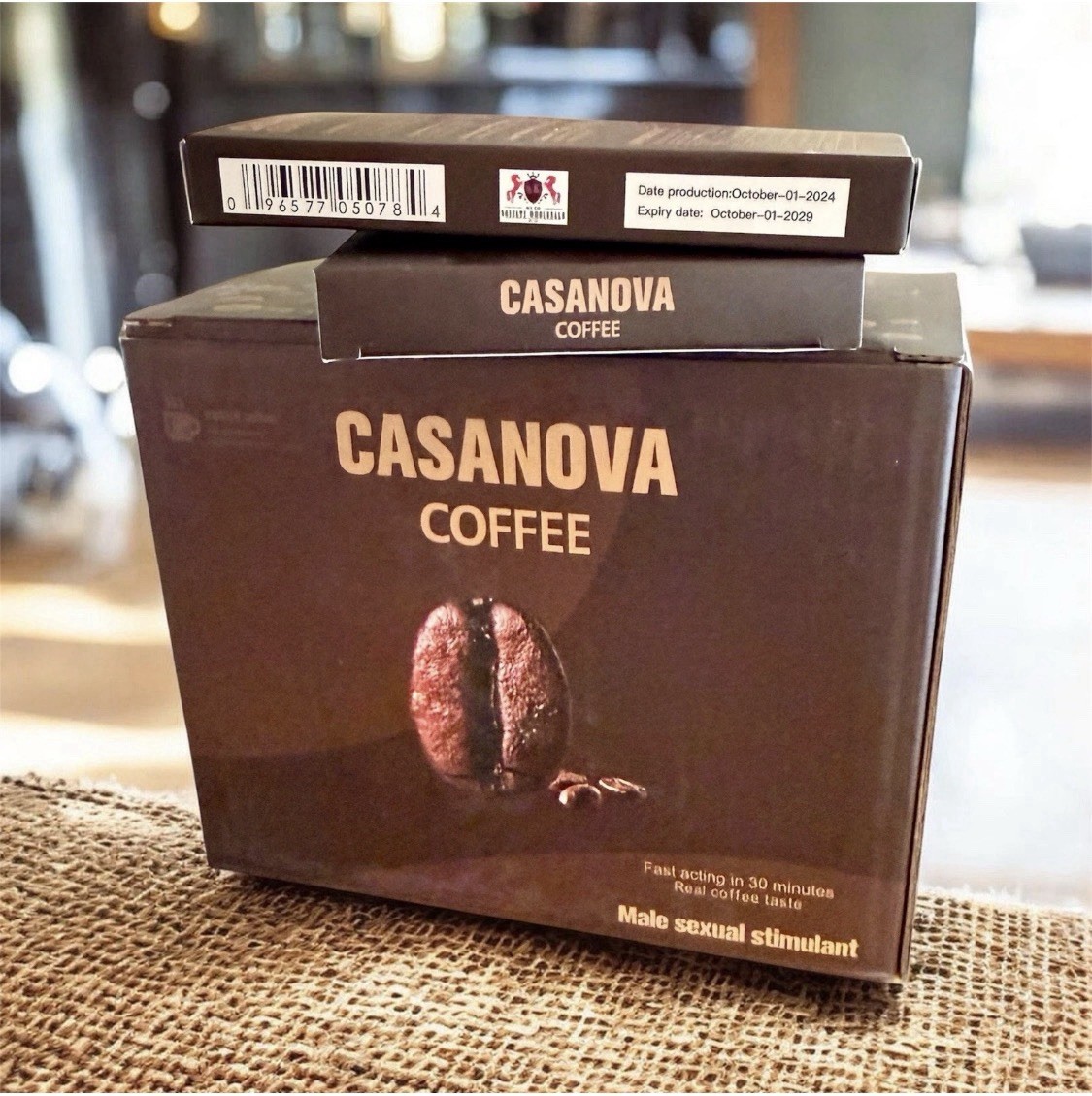 Casanova Coffee™ Male Enhancement Blend (10-Pack) | Energy, Stamina, Performance
