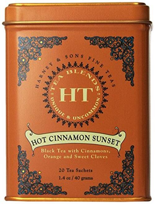 Harney & Sons Hot Cinnamon Sunset, 20 Count Assorted Flavor Names , Sizes