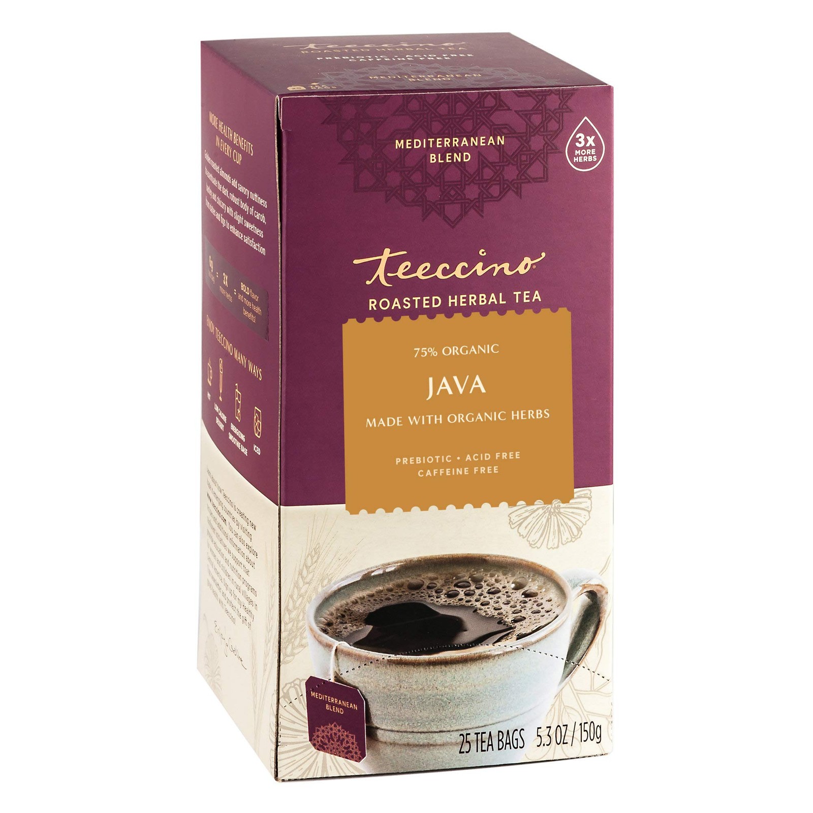 Java Herbal Tea – Rich & Roasted Herbal Tea That’s Caffeine Free & Prebiotic …