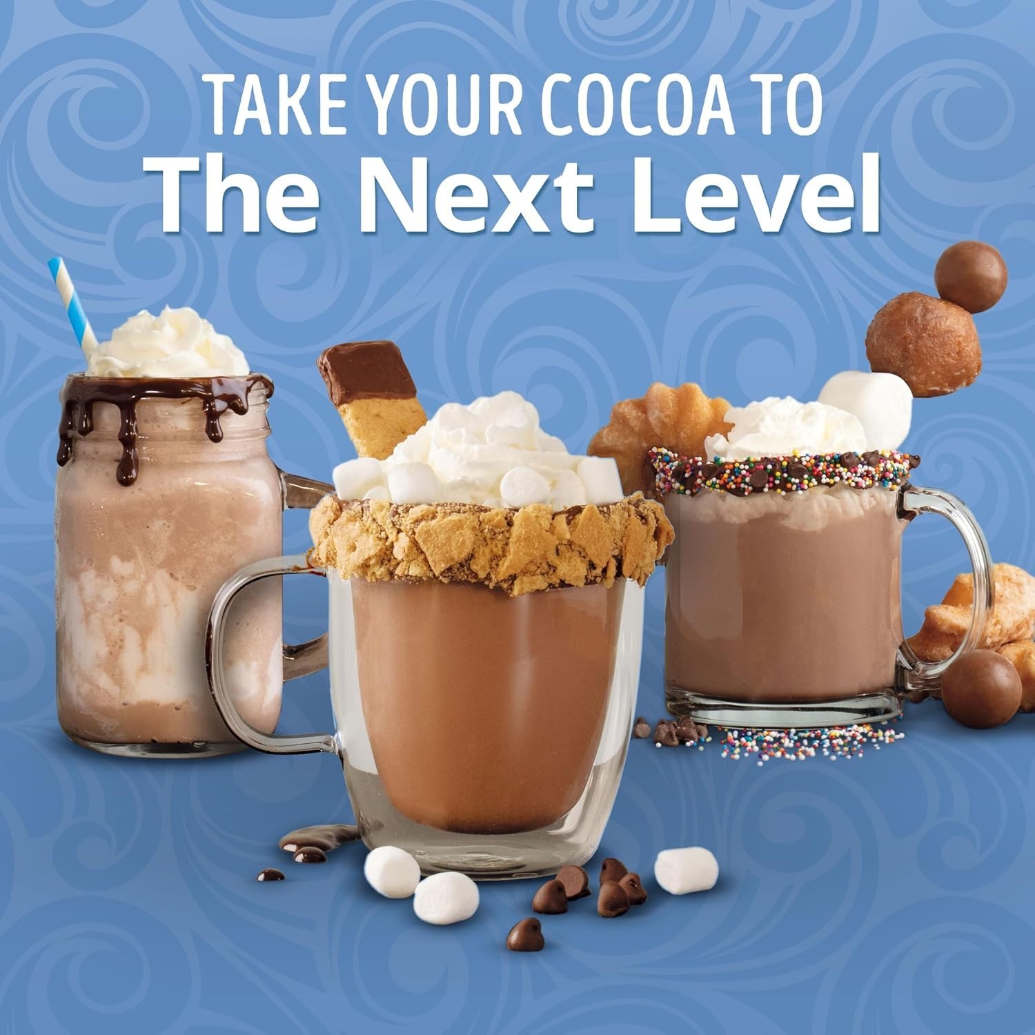 Reduced Calorie Milk Chocolate Flavored Hot Cocoa Mix, Hot Cocoa Bar Supplies…