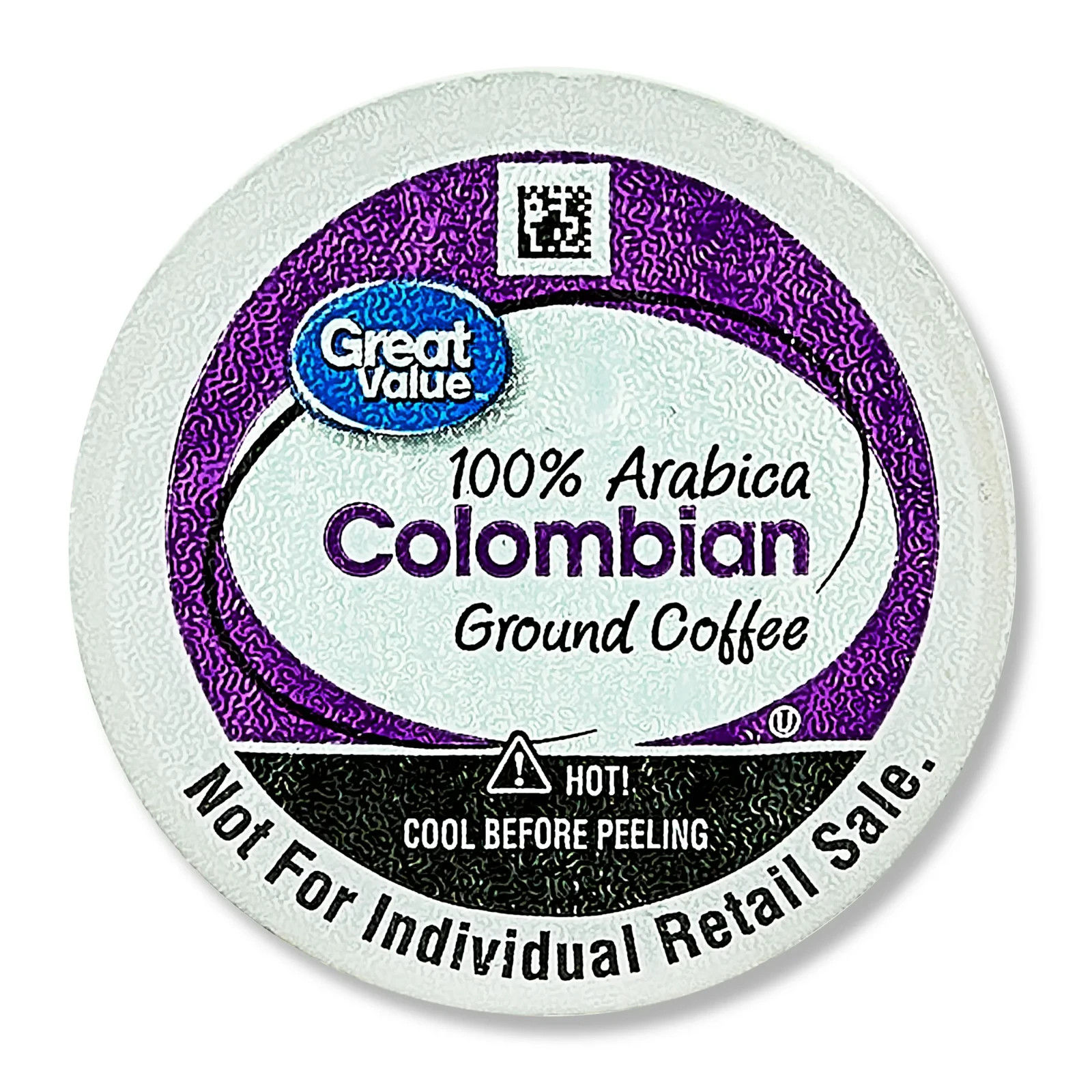 Great Value Unflavored Ground Coffee Pods Variety (Pack 8.3 oz 24 Count)