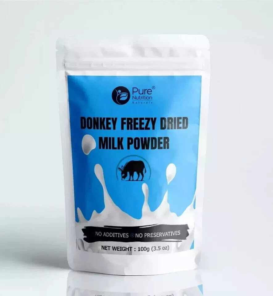 donkey milk Powder freeze dried 100 GM (3.5 Oz)
