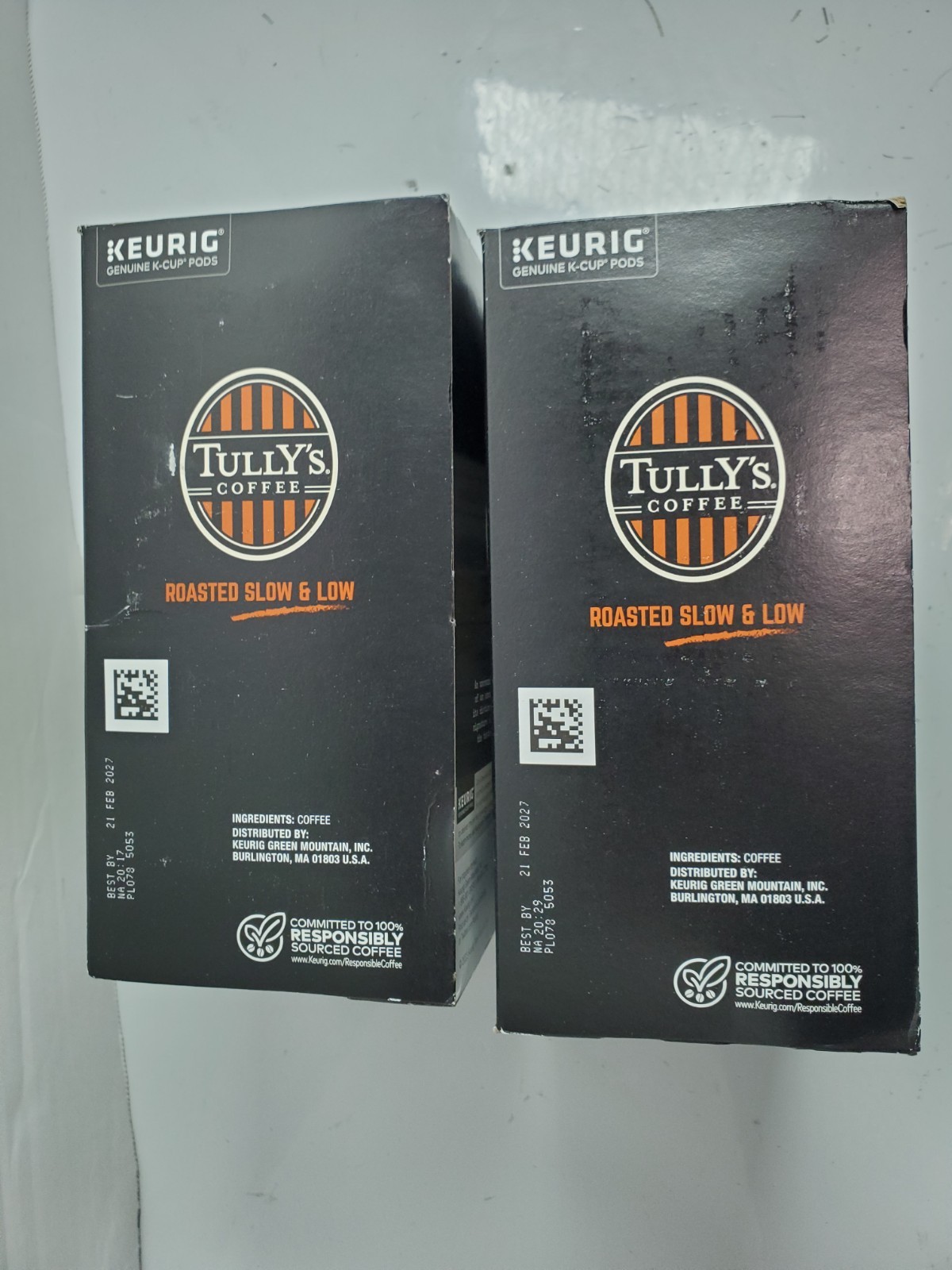 Tully’s Coffee Hawaiian Blend K-Cup Coffee 48 Count – Box DAMAGE – EXP 02/27