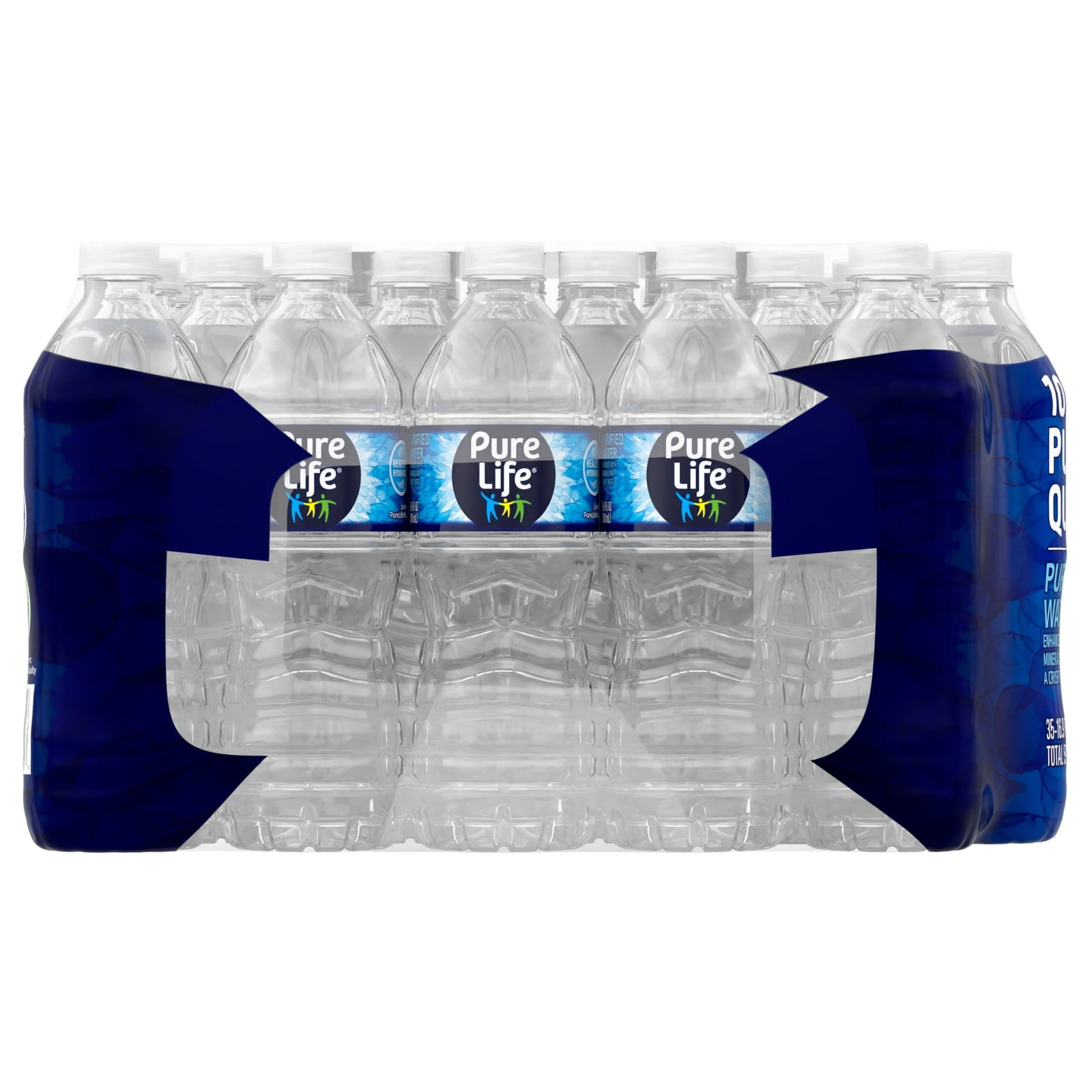 Pure Life Purified Water, 16.9 fl oz, 35-Pack Plastic BOTTLES