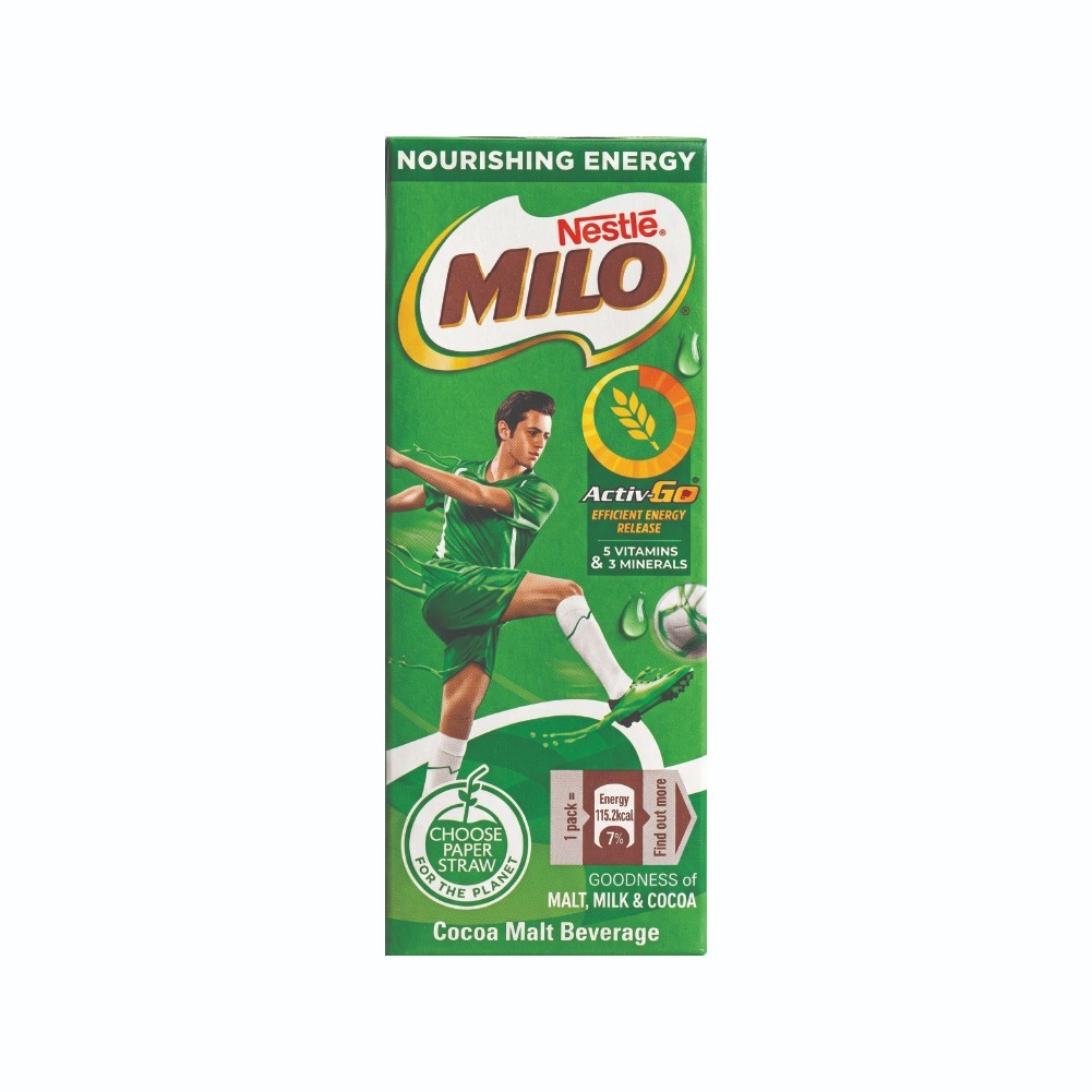 6 Pack Nestle Milo Ready To Drink Chocolate Malt Beverage 180ml Energy Drink