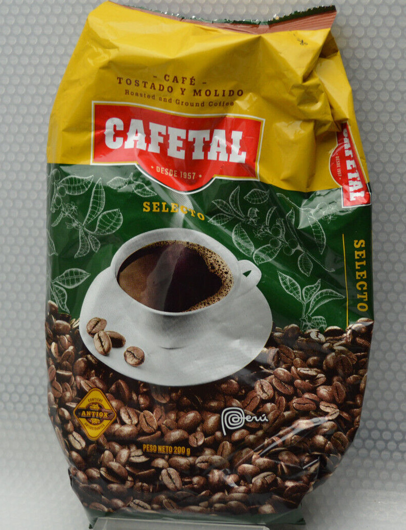 Cafetal Cafe Tostado y Molido 200g /7.oz Peruvian Roasted and Ground Coffee