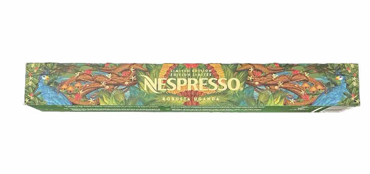 Nespresso LE Vintage Robusta Uganda Original Line 10 Caps Rare Find! LAST ONE!