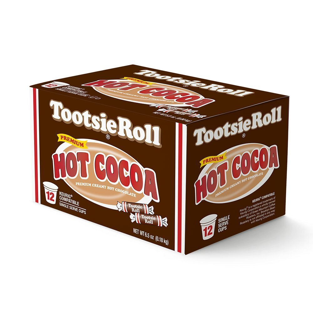 Tootsie Roll Hot Cocoa Single Serve Cups – For Keurig K-Cup Brewers – 12 Count