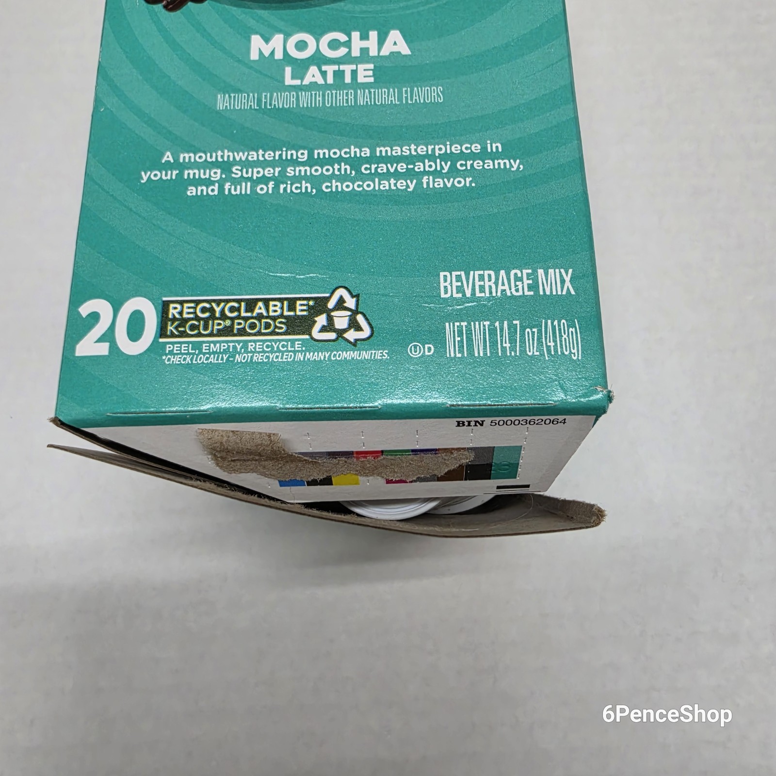AS IS Exp 12/2026 The Original Donut Shop 8179 One Step Latte K-Cup Mocha 20/BOX
