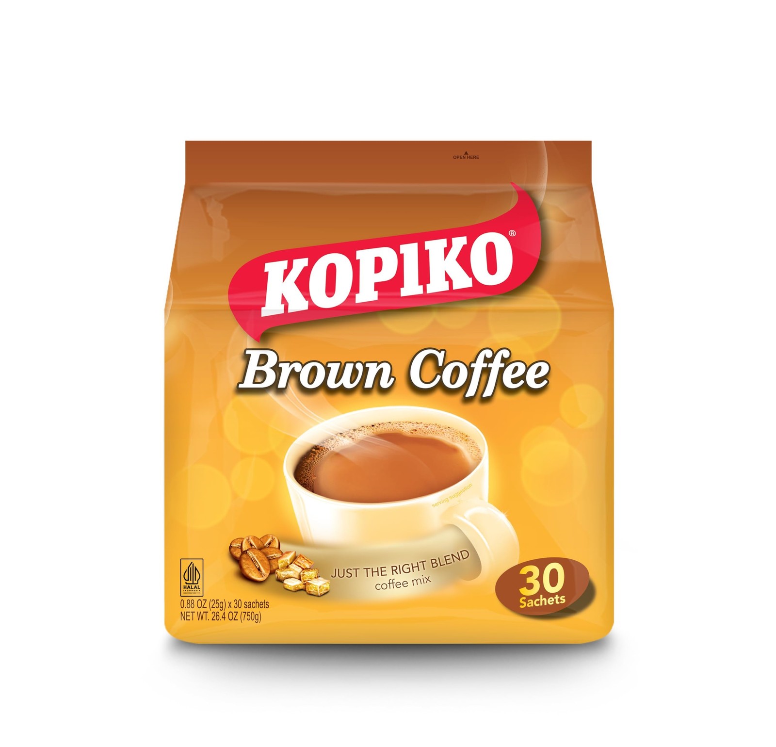 Kopiko Brown Instant Coffee Mix – Authentic Indonesian Volcanic Coffee – Tast…