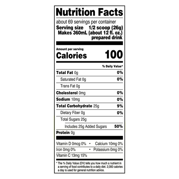 Great Value Tropical Punch Drink Mix, 63 oz