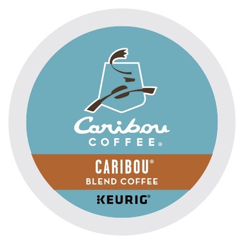 Caribou Coffee Caribou Blend Medium Roast Keurig K-Cup Coffee Pods