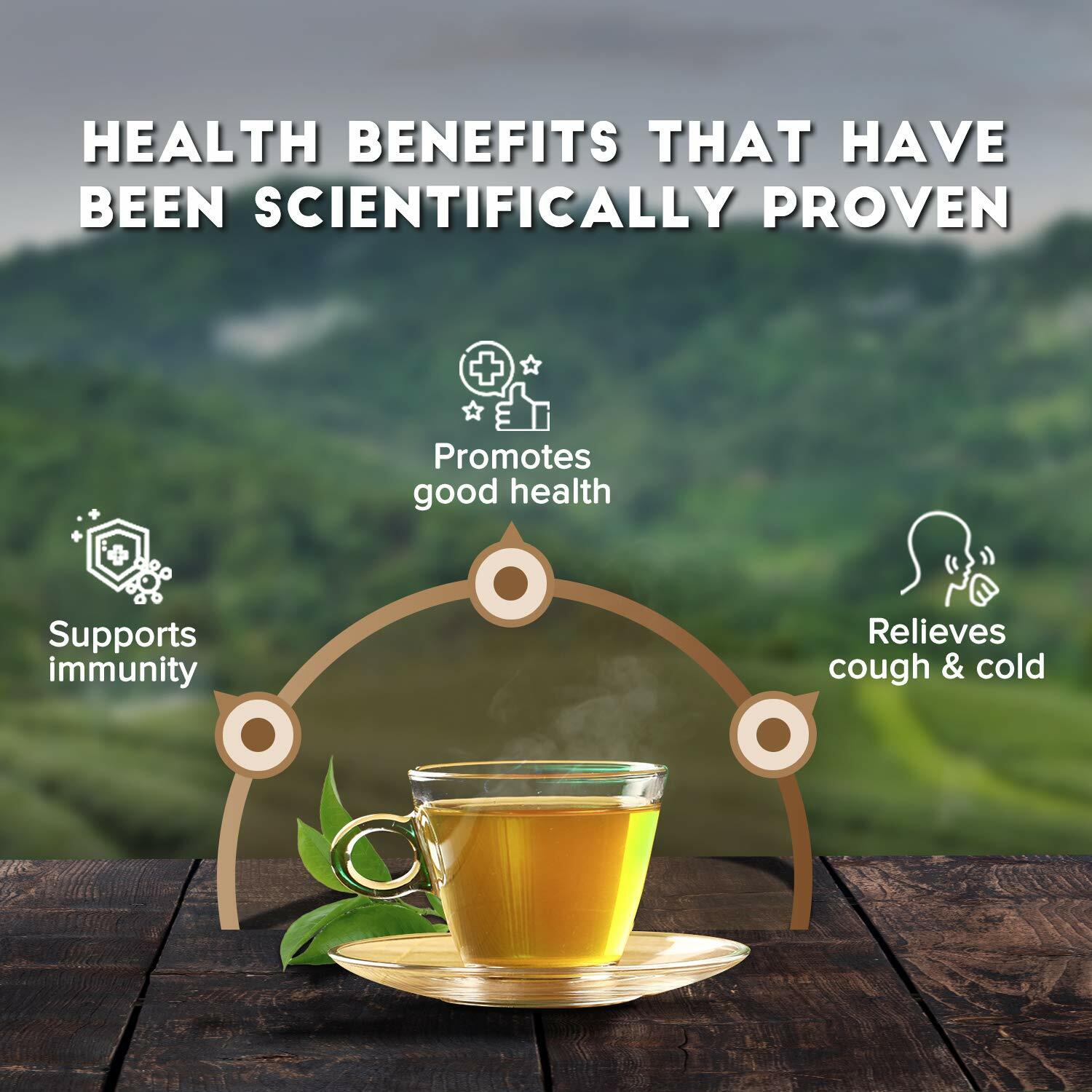 Himalaya Green Tea GINGER- 60 Tea Bags (2 gram) Relieves Indigestion FREE SHIP